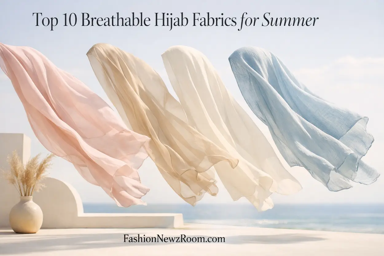 Top 10 Breathable Hijab Fabrics for Hot Summer Climates