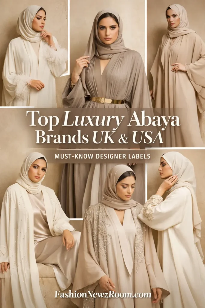 Top Luxury Abaya Brands in the UK and USA - FashionNewzRoom.com