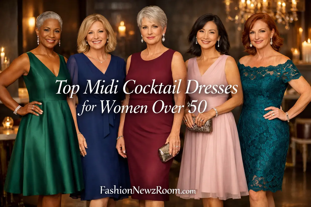 Which Midi Cocktail Dresses for Women Over 50s Make You Look Effortlessly Chic?