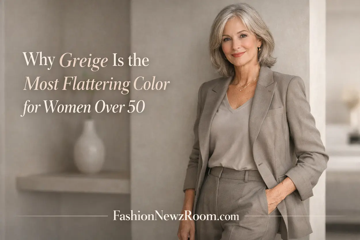 Why “Greige” Is the Most Flattering Color for Women Over 50