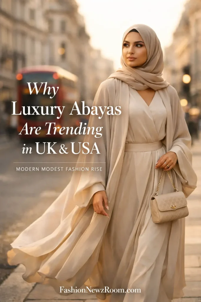 Why Luxury Abayas Are Growing in Popularity in the UK and USA - FashionNewzRoom.com