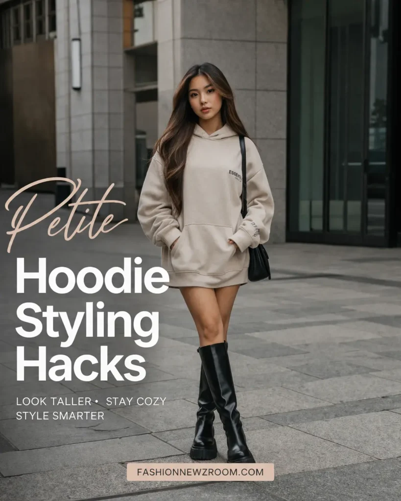Petite Hoodies Styleing Hacks - FashionNewzRoom.com