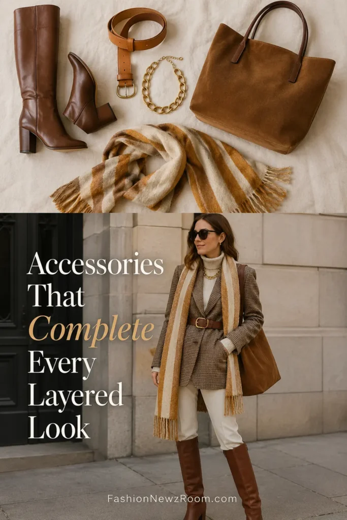Fashion accessories that enhance layered outfits