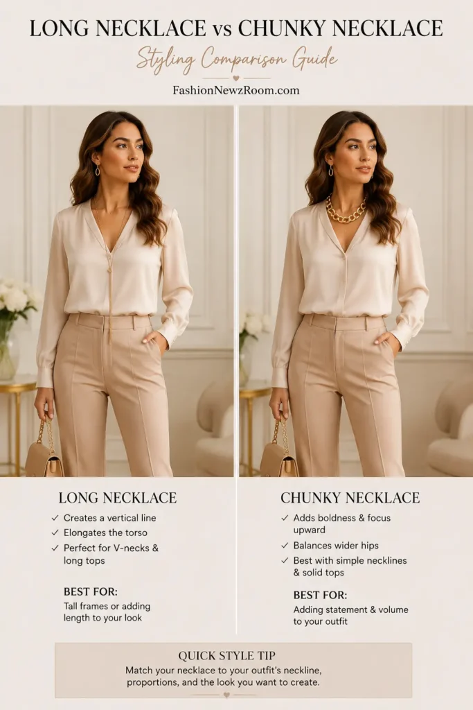 Smart accessorizing tips for balancing a fuller bust appearance
