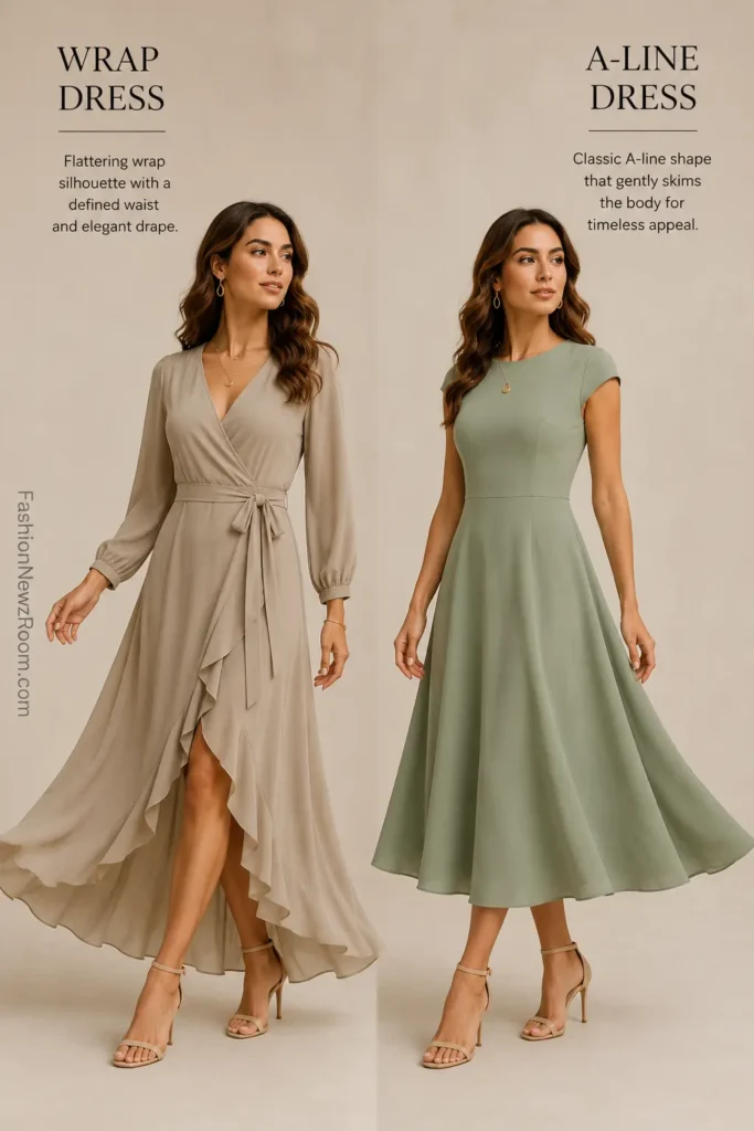 Best dresses for women with a large bust and flattering body shape