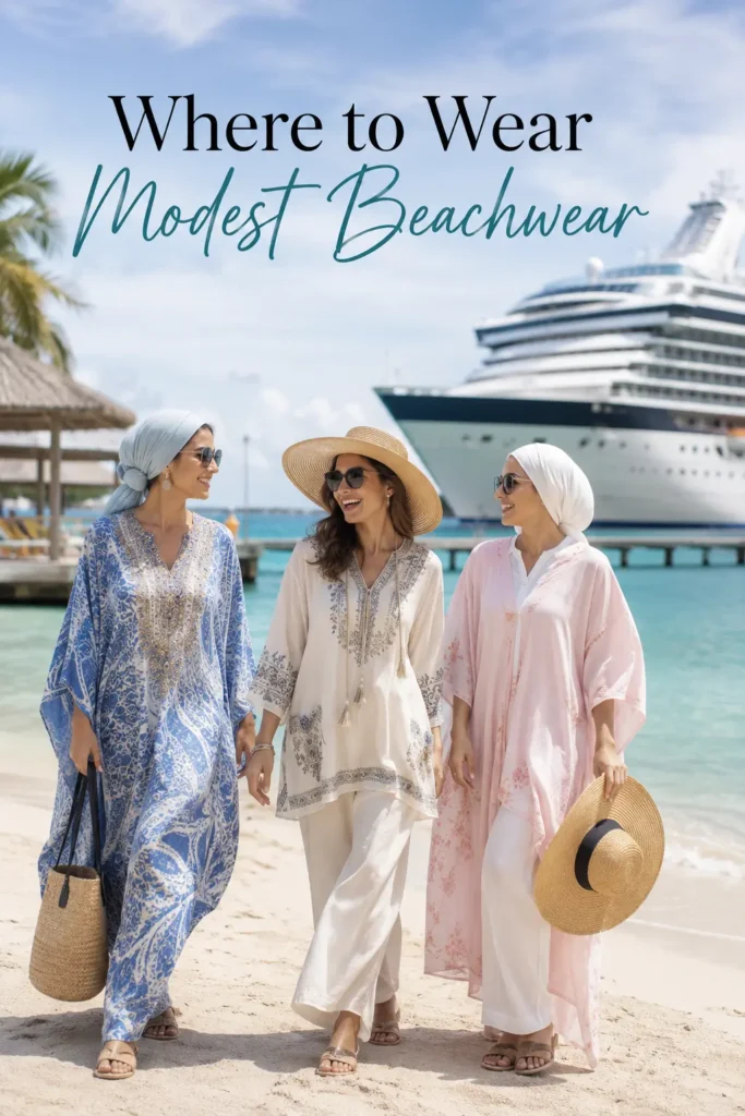Best occasions to wear burkinis and kaftans for modest fashion