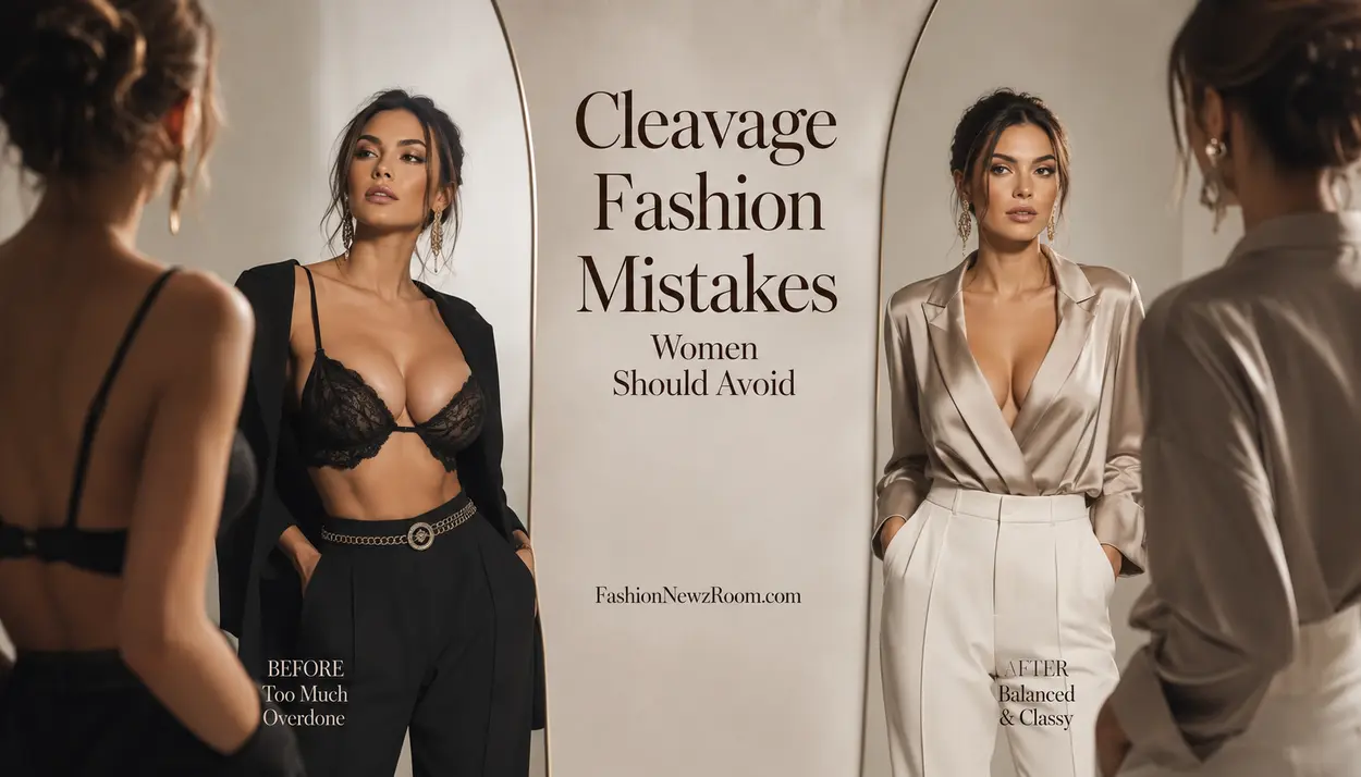 Cleavage Fashion Mistakes Women Should Avoid