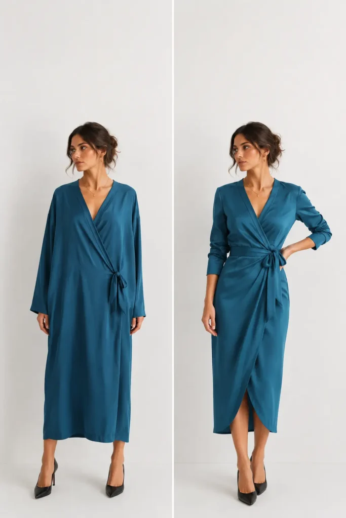 Common wrap silhouette fashion mistakes to avoid