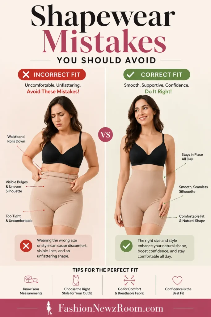 Common butt lifting shapewear mistakes women should avoid
