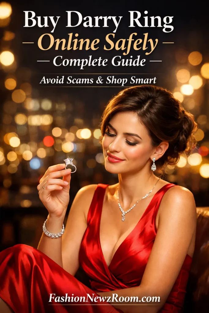 Elegant woman with diamond ring