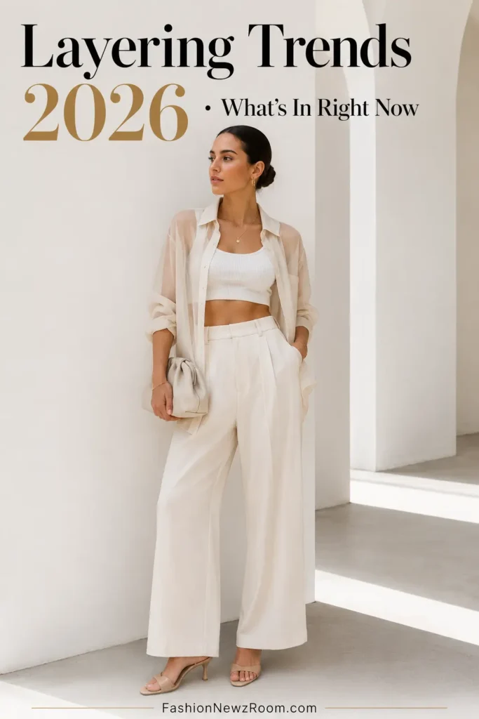 Modern fashion layering trends for women in 2026