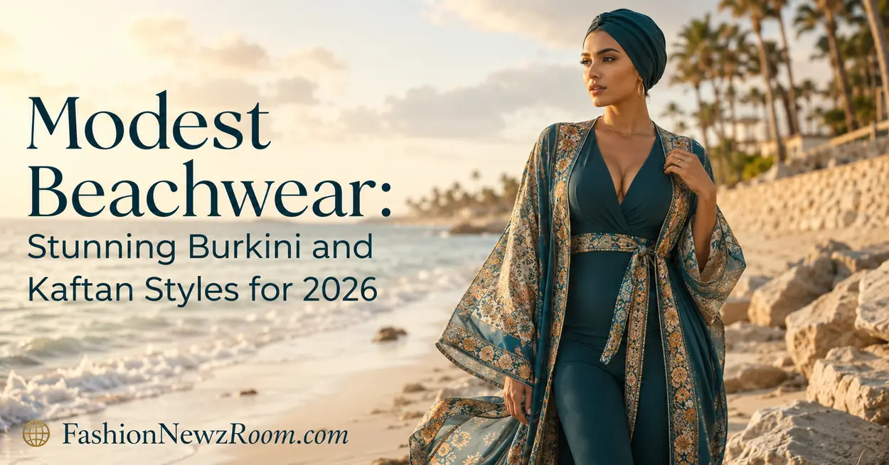 Modest Beachwear: Stunning Burkini and Kaftan Styles for 2026