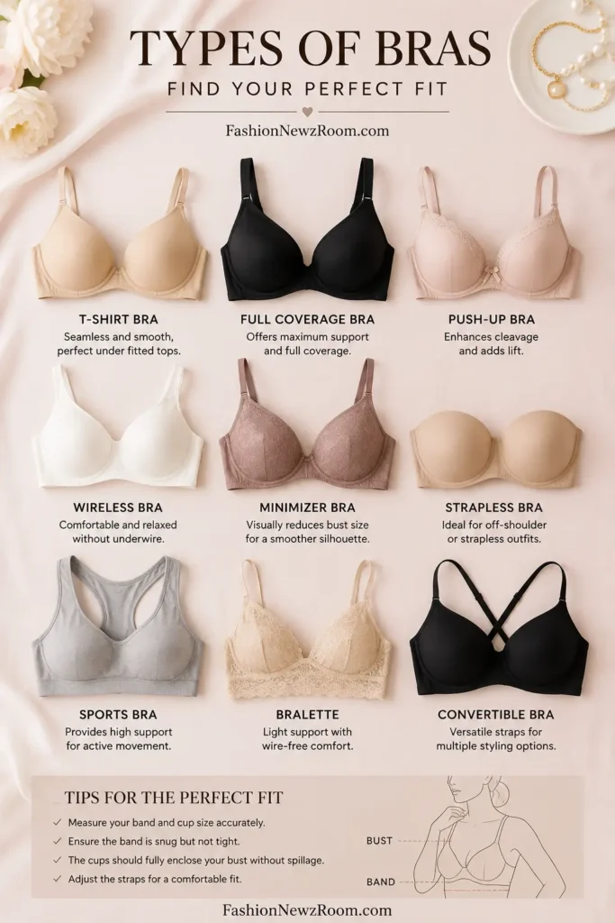 Supportive bra for women with heavy breasts and better outfit fit