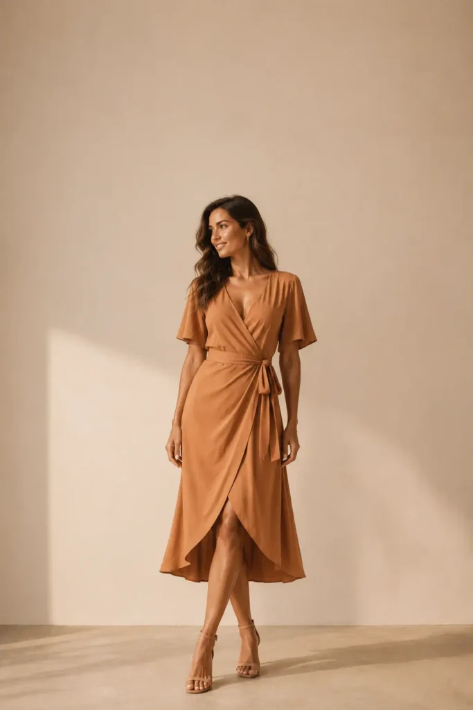 Explanation of wrap silhouette fashion style and design